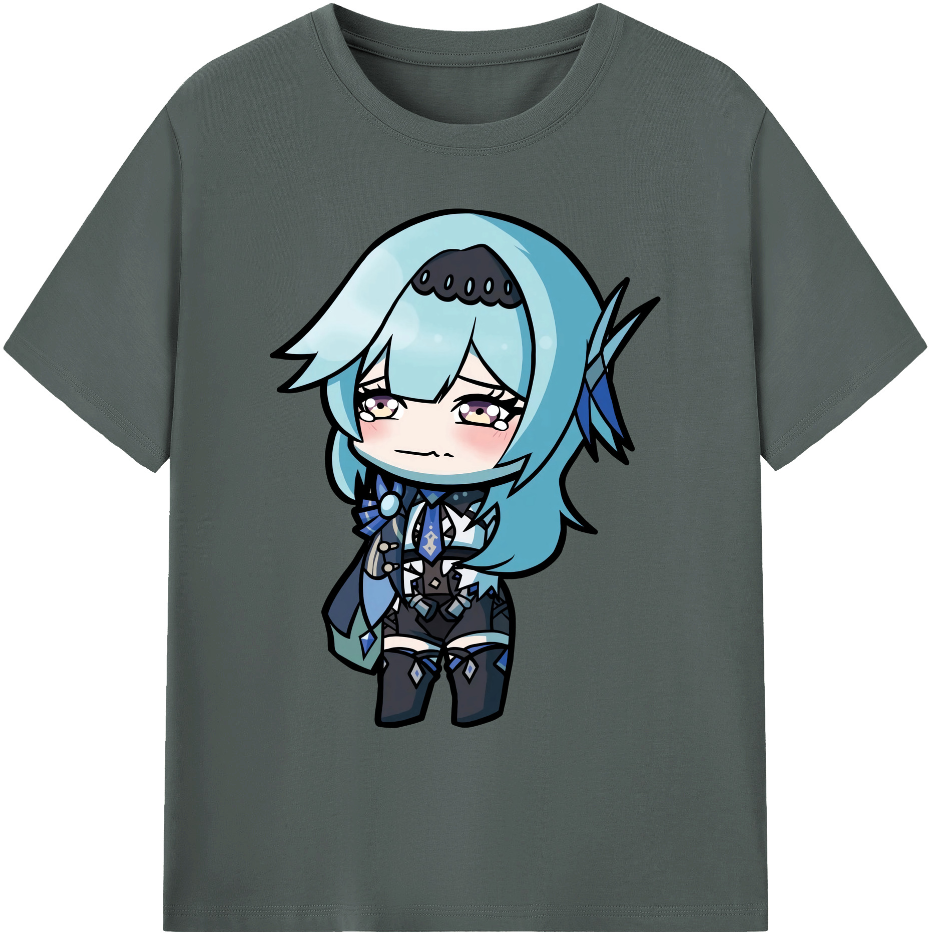 げんし神 优菈 ゆうら genshin Yūra 綿100％ メンズ半袖Tシャツ｜肌触りやわらか＆通気性